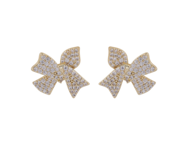 Bow Knot Stud Earrings Fashion