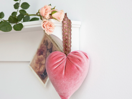 Handmade Velvet Hearts Online Sale