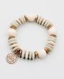 Golden Coin Charm Stretch Bracelet Supply