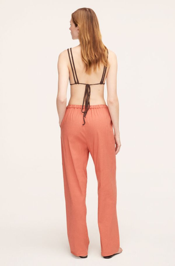 Stretch Linen Pull-On Pant on Sale