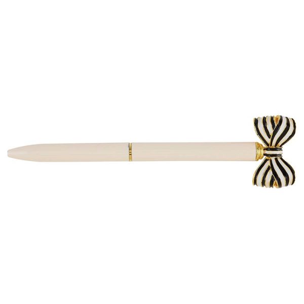 Striped Bow Pen Sale