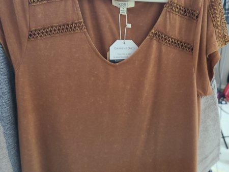 Rust Double Trim T-Shirt Discount