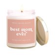 Best Mom Ever! Blush Pink Soy Candle Hot on Sale