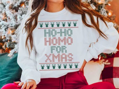 Ho Ho Homo Unisex Sweatshirt Online Hot Sale