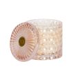 Rose Vanille Double Wick Glass Shimmer Candle Discount