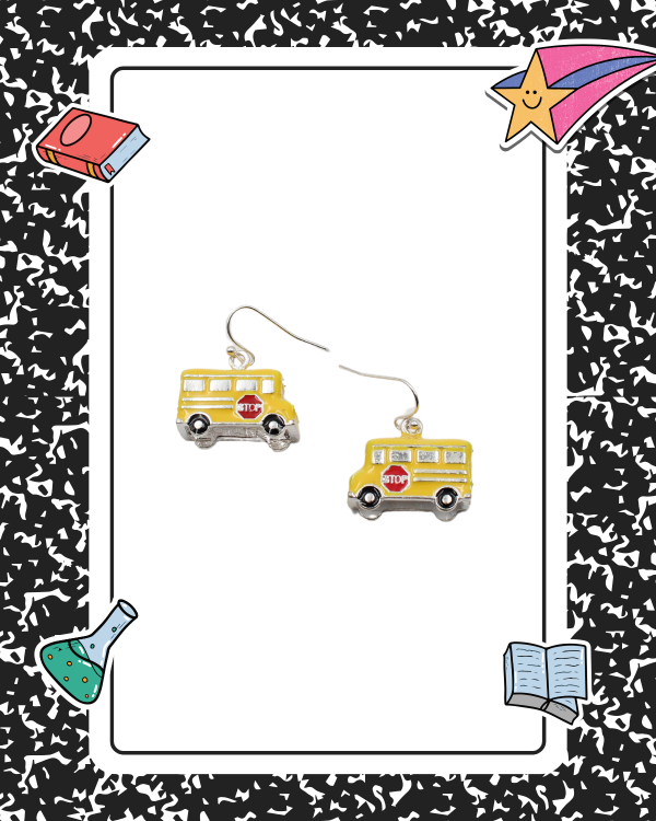 School Bus Earrings Cheap