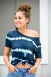 Everything s Alright Navy Tie Dye Tee Cheap