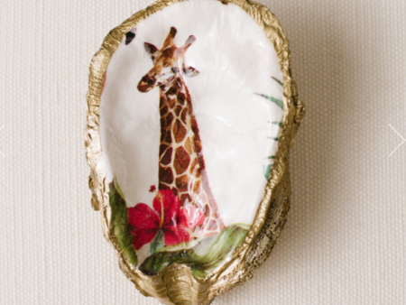 Giraffe Oyster Jewelry Dish Cheap