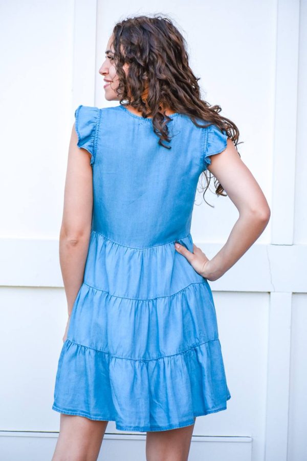 Still The One Denim Swing Dress Online