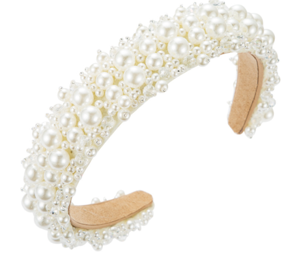 The Bride-To-Be Pearl Headband For Cheap