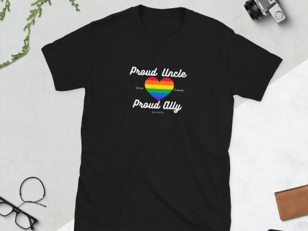 Proud Uncle Ally Pride Short-Sleeve Unisex T-Shirt on Sale