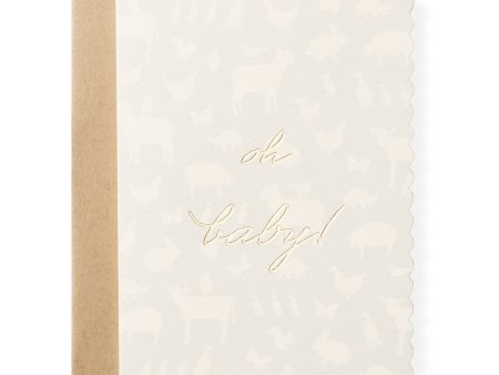 Oh Baby Boy Greeting Card on Sale