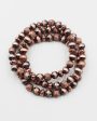 Textured Metal & Navajo Pearl Beaded Bracelet Supply