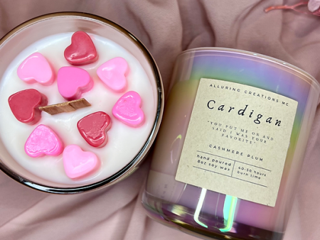 Cardigan  Cashmere Plum Candle Sale