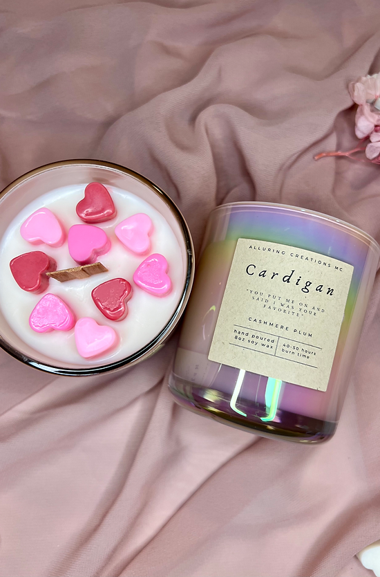 Cardigan  Cashmere Plum Candle Sale