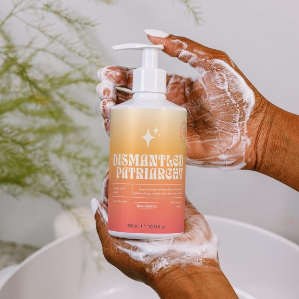 Dismantled Patriarchy floral hand soap & body wash For Sale