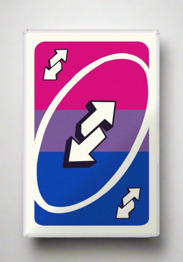 Bisexual Uno Reverse - Playing Card Pillow For Discount