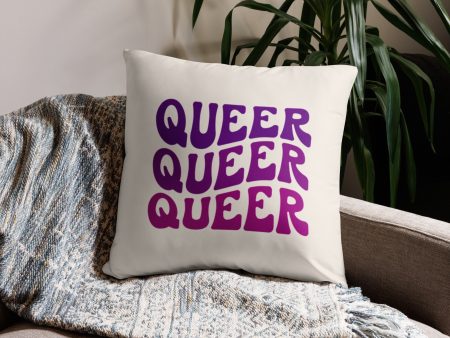 Queer Queer Queer Throw Pillow For Discount