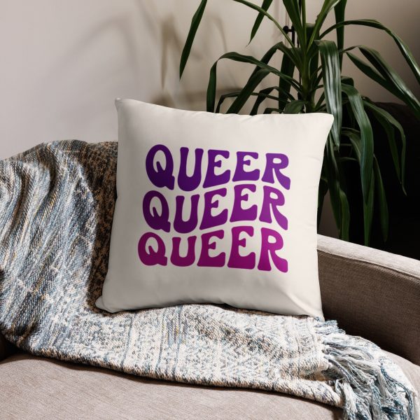 Queer Queer Queer Throw Pillow For Discount