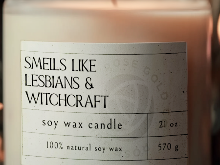 Smells Like Lesbians and Witch Craft soy wax candle For Cheap