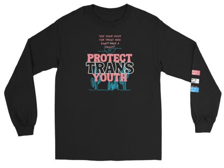 Protect Trans Youth Unisex Long Sleeve Shirt Supply