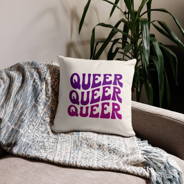 Queer Queer Queer Throw Pillow For Discount