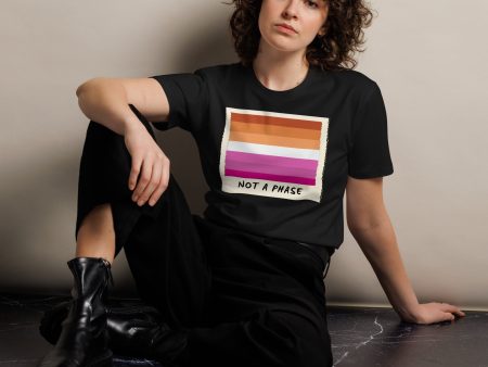 Not A Phase Lesbian Pride Polaroid T-Shirt Hot on Sale