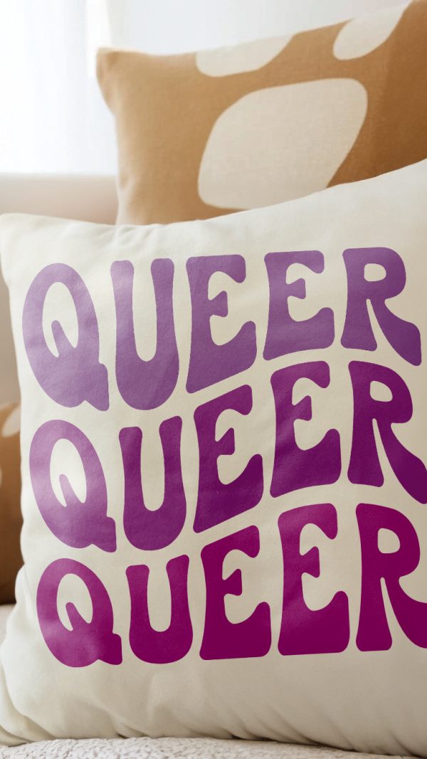 Queer Queer Queer Throw Pillow For Discount