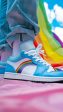 Rainbow LGBT Pride Low Top BLUE Unisex Sneakers For Discount