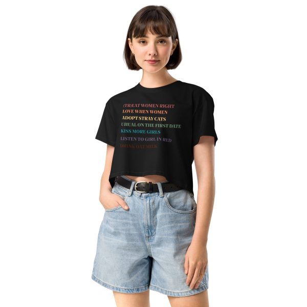 Lesbian Rules Shirt Women’s crop top Fashion