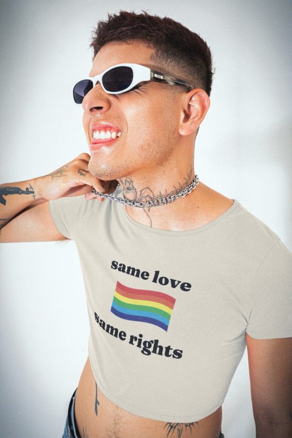 Same Love Same Rights Crop top on Sale