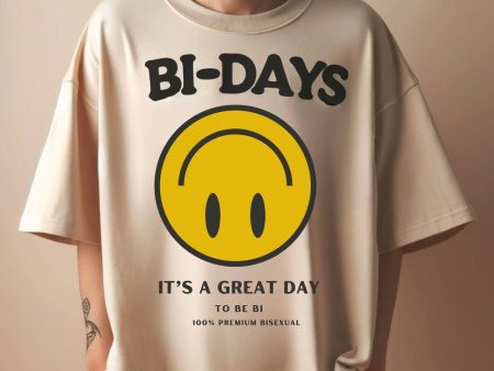 Bi Days Smiley classic tee For Cheap