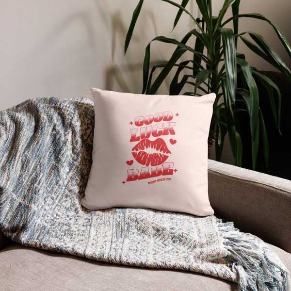 Good Luck Babe Throw Pillow Hot on Sale