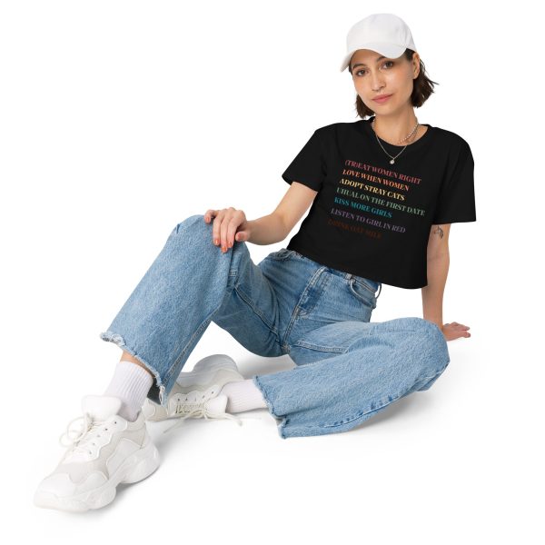 Lesbian Rules Shirt Women’s crop top Fashion