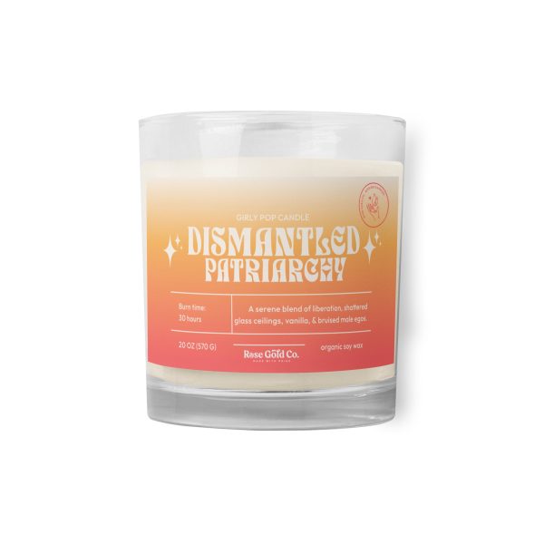 Dismantled Patriarchy Girly Pop Soy Wax Candle Supply