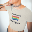 Same Love Same Rights Crop top on Sale