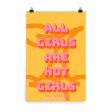 All Girls Are Hot Girls Poster Discount