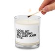 Look at you being all gay and shit soy wax candle Hot on Sale